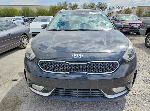 KNDCE3LCXH5056032 2017 KIA NIRO Black ხელსაწყოთა პანელის ხედი