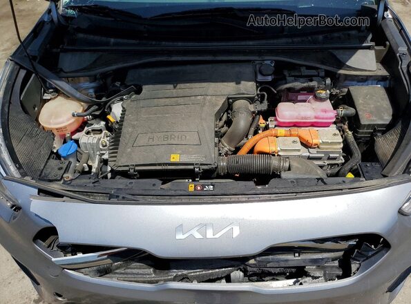 KNDCE3LCXN5546367 2022 KIA NIRO Gray Вид підкапотного простору