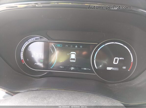 KNDCE3LG0L5074552 2020 KIA NIRO EV Blue Հետևի նստատեղերի տեսք
