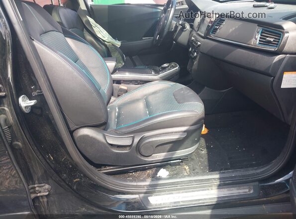 KNDCE3LG2K5009992 2019 KIA NIRO EV Black წინა სალონის ხედი