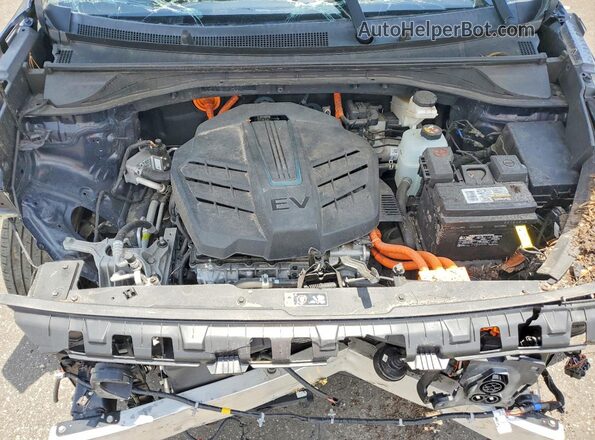 KNDCE3LG7N5123412 2022 KIA NIRO Blue Rear interior view
