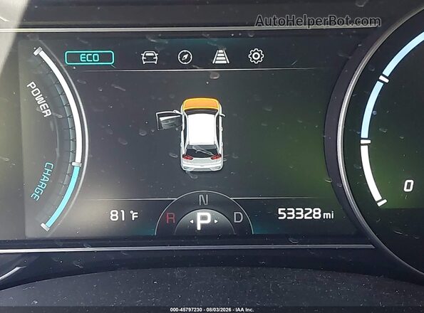 KNDCE3LG8K5030295 2019 KIA NIRO EV Dark Blue 