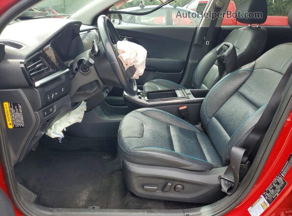 KNDCE3LG8L5039113 2020 KIA NIRO Red Vista interior delantera