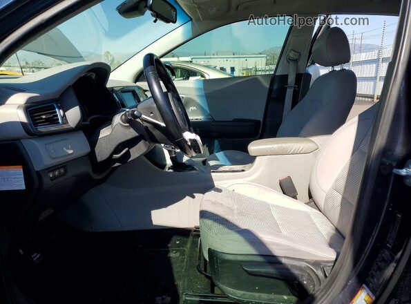 KNDCM3LD3K5350777 2019 KIA NIRO Gray Vista interior delantera