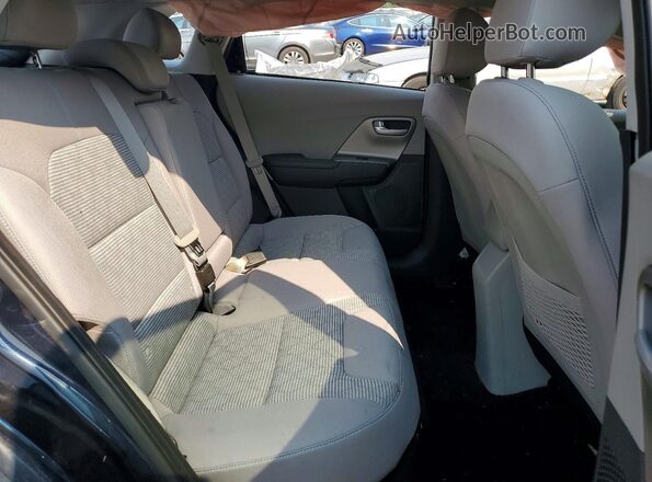 KNDCM3LD5K5265245 2019 KIA NIRO Black უკანა სალონის ხედი