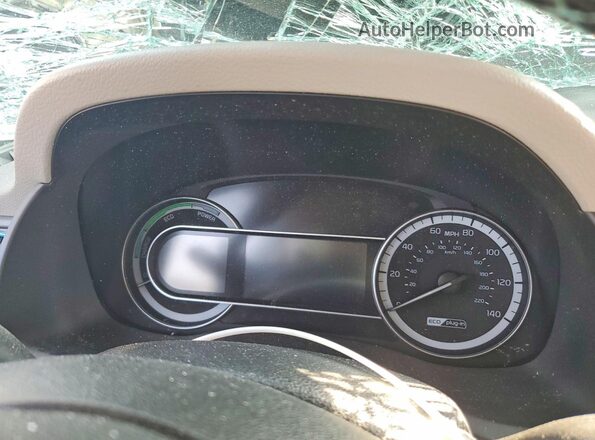 KNDCM3LD5K5265245 2019 KIA NIRO Black ხელსაწყოთა პანელის ხედი