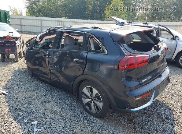 KNDCM3LD5K5265245 2019 KIA NIRO Black უკანა მარცხენა
