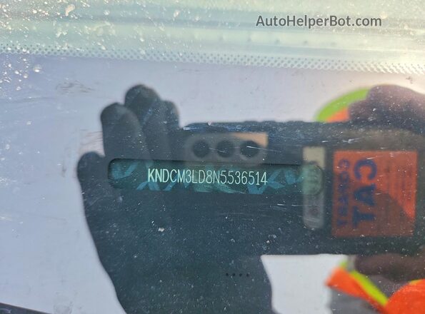 KNDCM3LD8N5536514 2022 KIA NIRO Gray Панорамний вид салону 360°