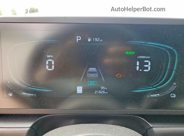 KNDCP3LE0T5318130 2026 KIA NIRO Gray ხელსაწყოთა პანელის ხედი