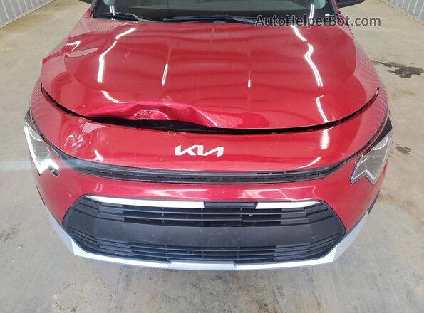 KNDCP3LE2T5324527 2026 KIA NIRO Red Vista de la etiqueta del VIN