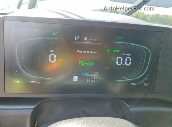 KNDCP3LE4R5173876 2024 KIA NIRO Серый Вид щитка приборов