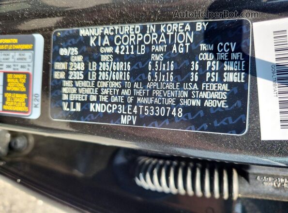 KNDCP3LE4T5330748 2026 KIA NIRO Gray Սալոնի 360 աստիճան տեսք