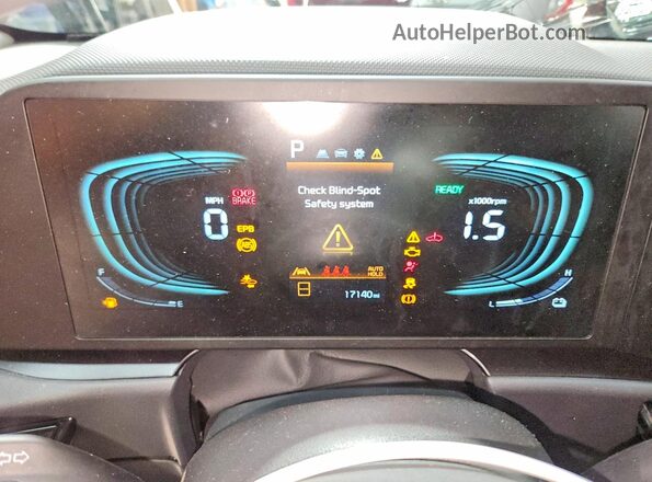 KNDCP3LE4T5336288 2026 KIA NIRO Gray Вид щитка приладів
