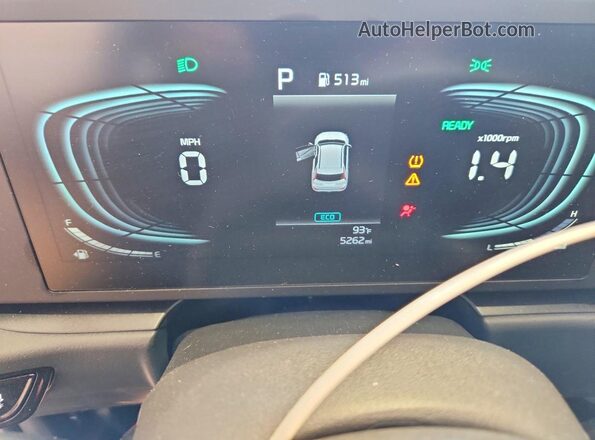 KNDCP3LE4T5356735 2026 KIA NIRO Серый Вид щитка приборов