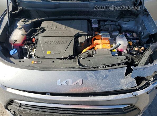 KNDCP3LE8S5217853 2025 KIA NIRO Gray ძრავის განყოფილების ხედი