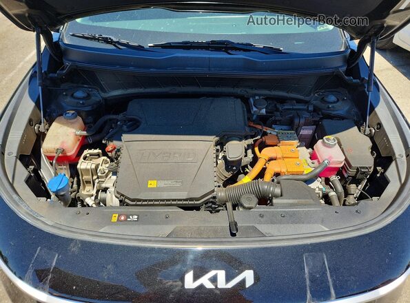 KNDCP3LE9P5099383 2023 KIA NIRO Black უკანა სალონის ხედი