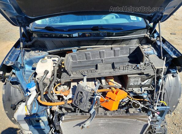KNDCR3L15R5111409 2024 KIA NIRO Blue Вид задньої частини салону