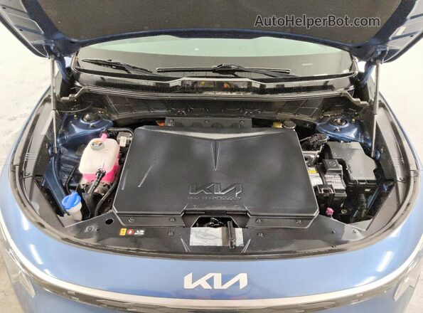 KNDCR3L17P5021370 2023 KIA NIRO Blue Вид підкапотного простору