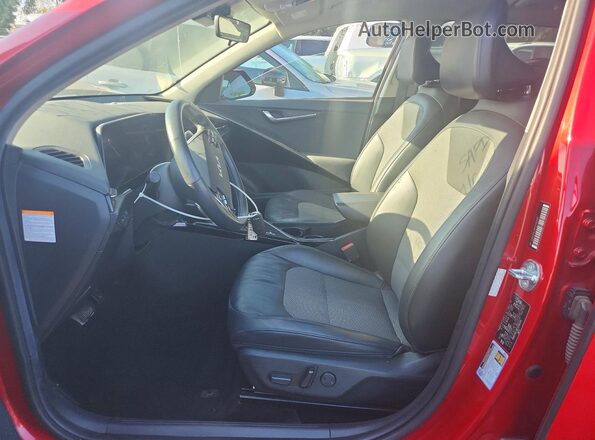 KNDCR3L1XP5036266 2023 KIA NIRO Красный Вид салона спереди