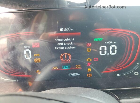 KNDCR3LE0R5145664 2024 KIA NIRO Green ხელსაწყოთა პანელის ხედი