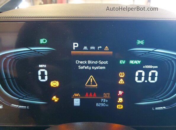KNDCR3LE0S5282173 2025 KIA NIRO Gray Instrument cluster view
