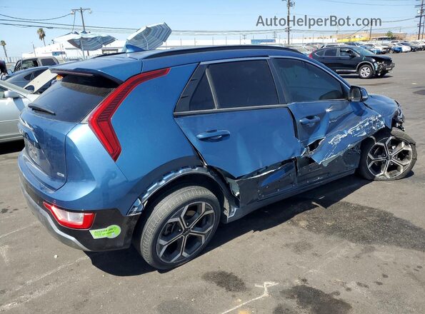 KNDCR3LE1P5037020 2023 KIA NIRO Синий Задняя правая четверть