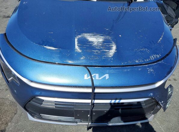 KNDCR3LE1S5236268 2025 KIA NIRO Blue Вид задньої частини салону