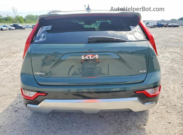 KNDCR3LE3P5060041 2023 KIA NIRO Green Widok z tyłu