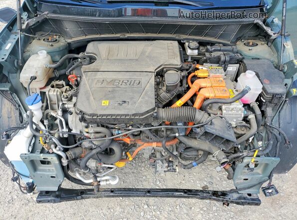 KNDCR3LE3P5060041 2023 KIA NIRO Green Widok komory silnika