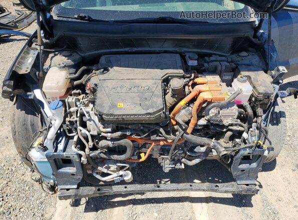 KNDCR3LE4P5117640 2023 KIA NIRO Blue Rear interior view