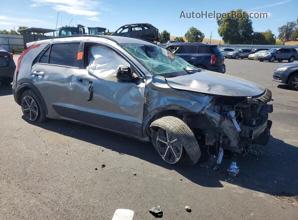 KNDCR3LE5P5084244 2023 KIA NIRO Серый Передняя правая четверть