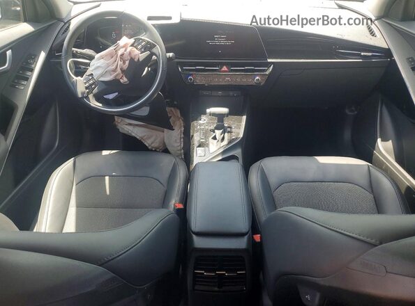 KNDCR3LE7P5060396 2023 KIA NIRO Black Widok deski rozdzielczej
