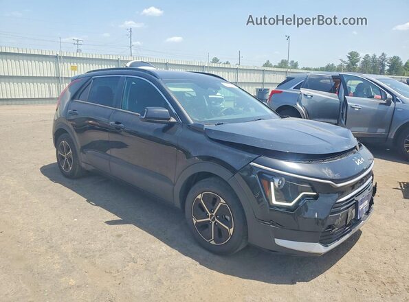 KNDCR3LE7P5060396 2023 KIA NIRO Black Przód prawy