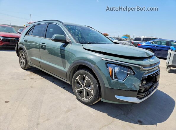 KNDCR3LE9P5081671 2023 KIA NIRO Green Передня права чверть