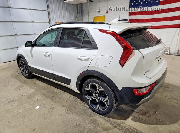 KNDCR3LEXR5148684 2024 KIA NIRO Белый Задняя левая четверть