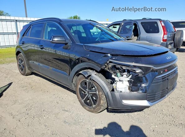 KNDCR3LEXR5151052 2024 KIA NIRO Черный Передняя правая четверть