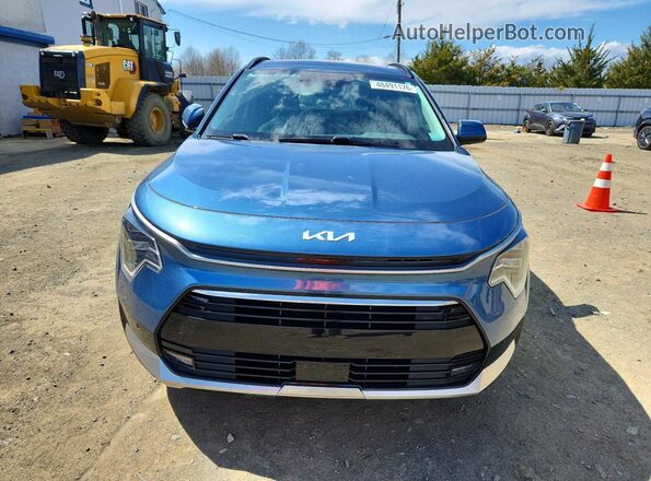 KNDCR3LF2P5043224 2023 KIA NIRO Blue Դիմացի տեսք