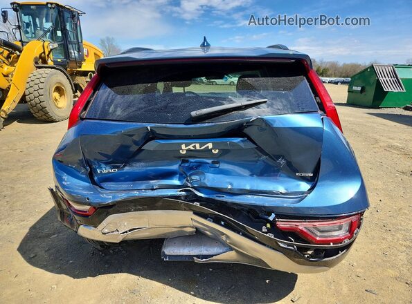 KNDCR3LF2P5043224 2023 KIA NIRO Blue Հետևի տեսք