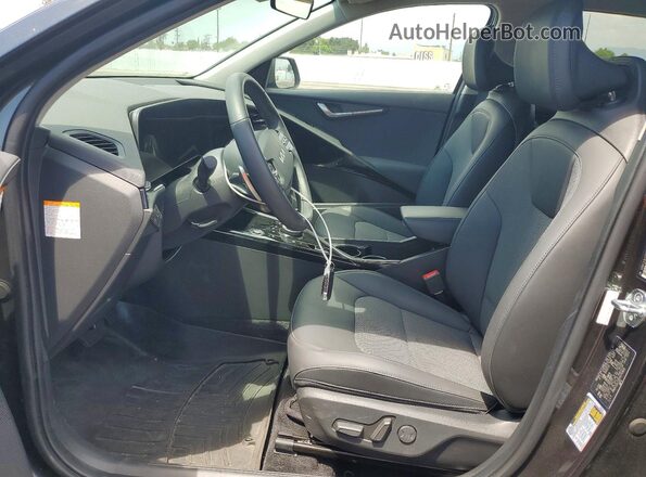 KNDCS3LF5P5070809 2023 KIA NIRO Black Vista interior delantera