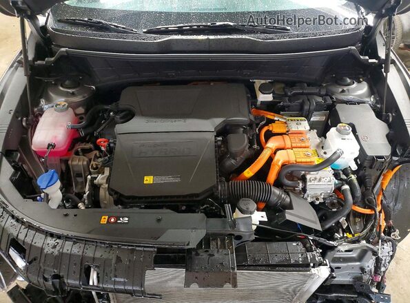 KNDCS3LF9S5293119 2025 KIA NIRO Silver Engine compartment view