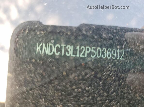KNDCT3L12P5036912 2023 KIA NIRO Blue Вид наклейки з VIN-кодом