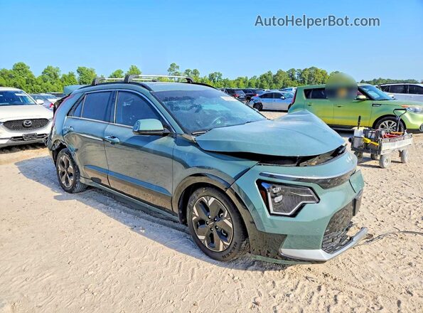 KNDCT3L16P5023273 2023 KIA NIRO Зеленый Передняя правая четверть