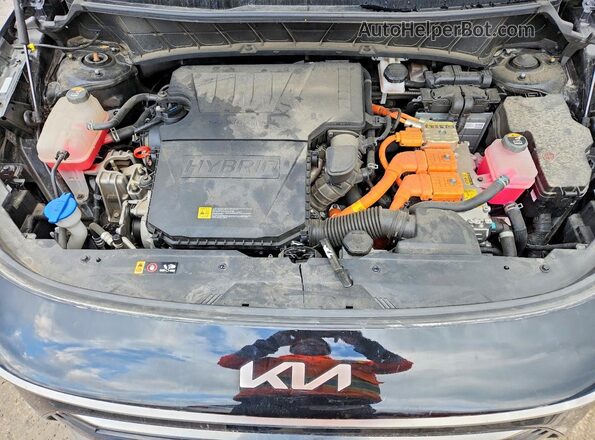 KNDCT3LE5P5074475 2023 KIA NIRO Black Engine compartment view