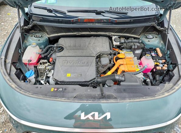 KNDCT3LE7P5045673 2023 KIA NIRO Teal Rear interior view