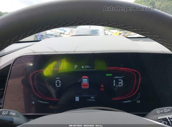 KNDCT3LE8S5275246 2025 KIA NIRO Red Rear seats view