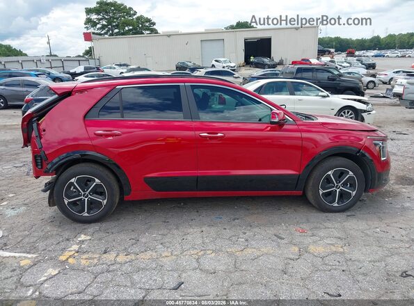 KNDCT3LE8S5275246 2025 KIA NIRO Red Rear interior view