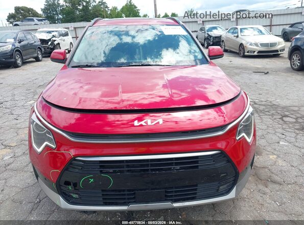 KNDCT3LE8S5275246 2025 KIA NIRO Red Instrument cluster view