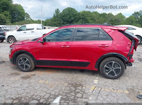 KNDCT3LE8S5275246 2025 KIA NIRO Red 360 interior view