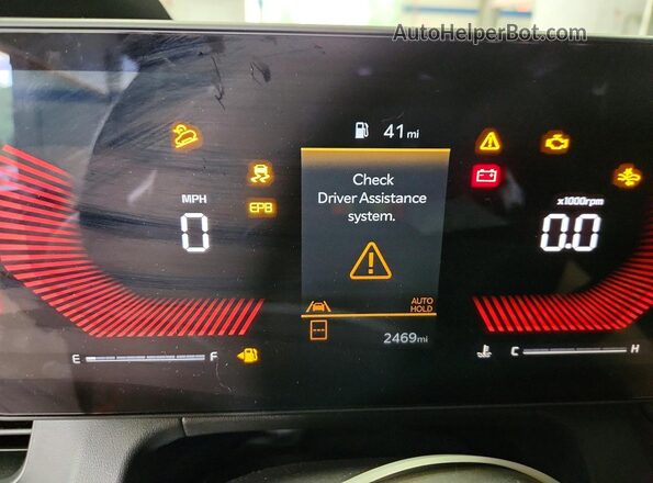 KNDEDCD30V7010459 2027 KIA SELTOS Burgundy Вид щитка приладів