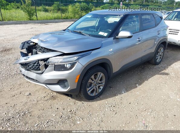 KNDEPCAA0M7152660 2021 KIA SELTOS Серый Передняя левая четверть